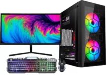 Tech Core i5 2400 Core i5 (8 GB DDR3,500 GB,128 GB SSD,Windows 11 Home with MS Office (Colour:-Black)