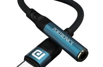 Portronics iKonnect C Pro – Premium Type-C to 3.5 mm Audio Adapter with DAC