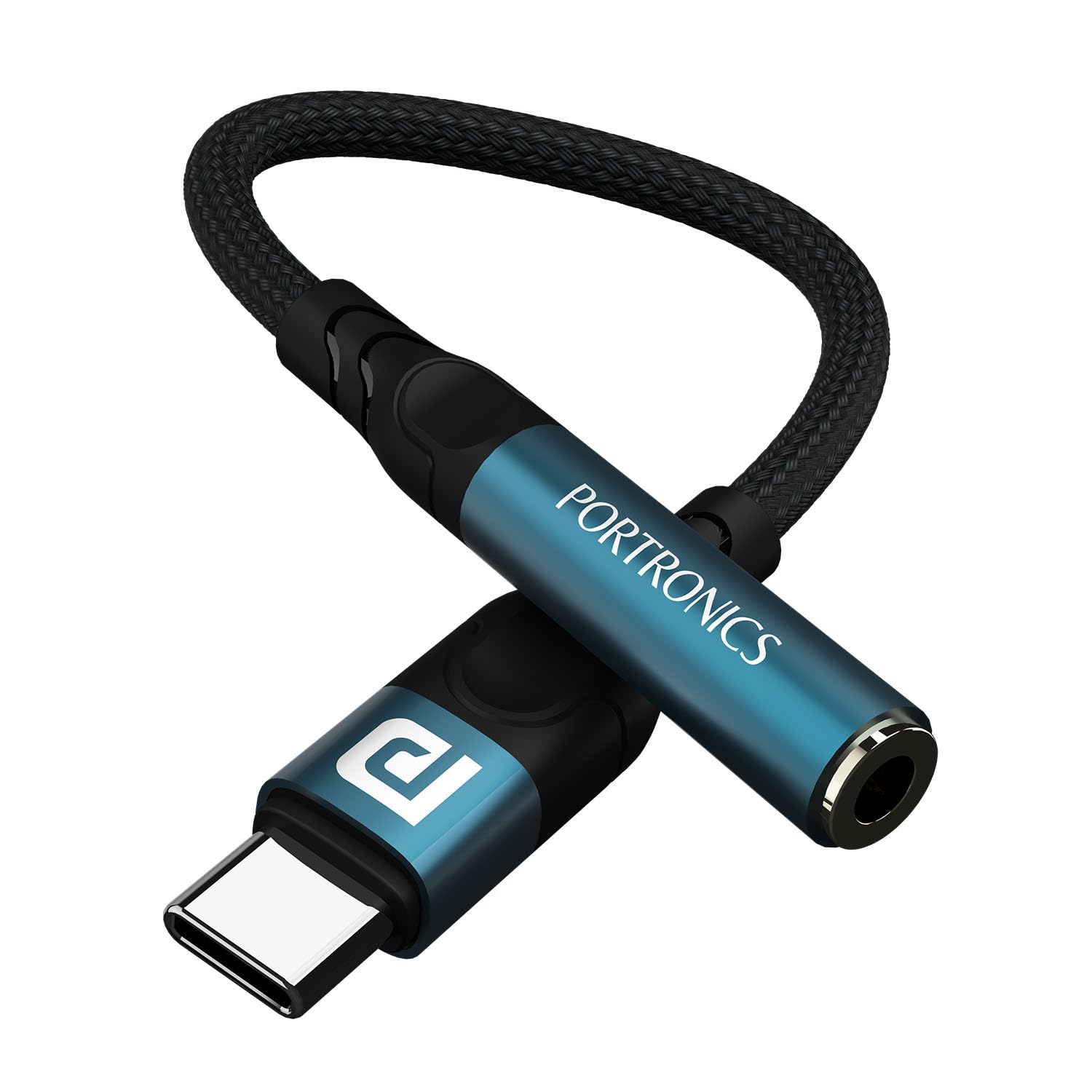 Portronics iKonnect C Pro – Premium Type-C to 3.5 mm Audio Adapter with DAC