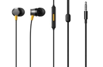 realme Buds 3 (3.5 mm) Wired in Ear Earphones with Mic (Black)
