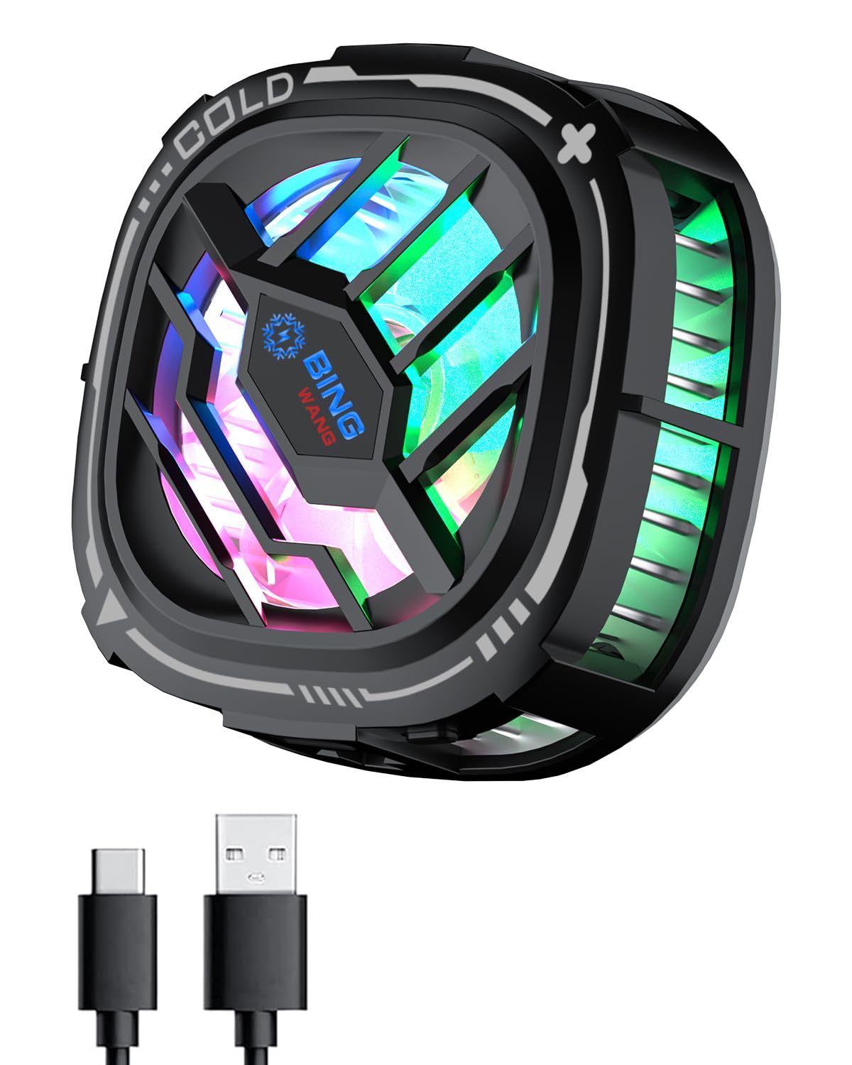 MOBILIFE Mobile Cooler – 15W Magnetic Gaming Cooler with Instant Cooling & RGB Lighting