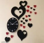 ❤️ Elegant Heart Design Wall Clock – Modern Decorative Wall Art ❤️
