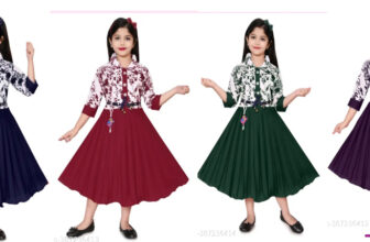 Modern Princess Style Girls Party Frock