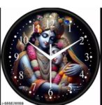 Radha Krishna Designer Wall Clock – Budget Friendly